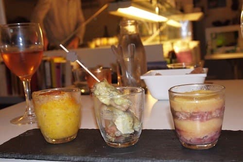 restaurant verrines salées