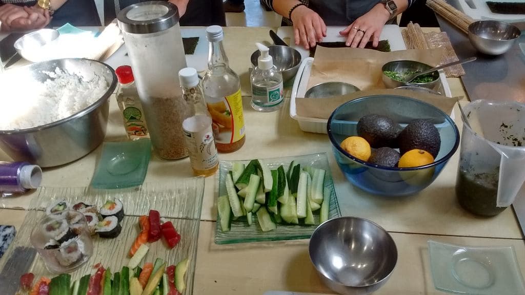 Atelier sushis Les Coquettes