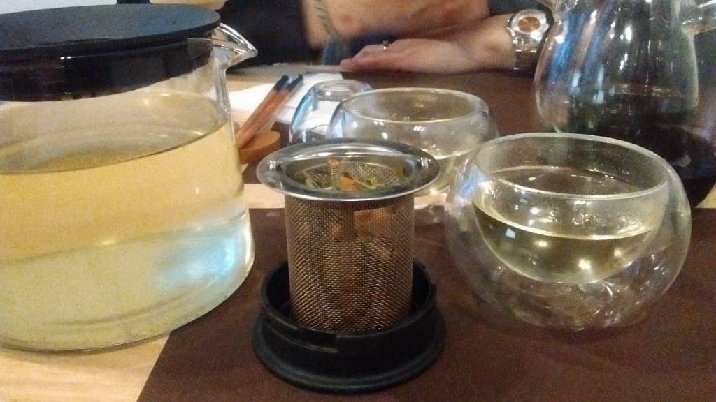 Moutarde et wasabi thé