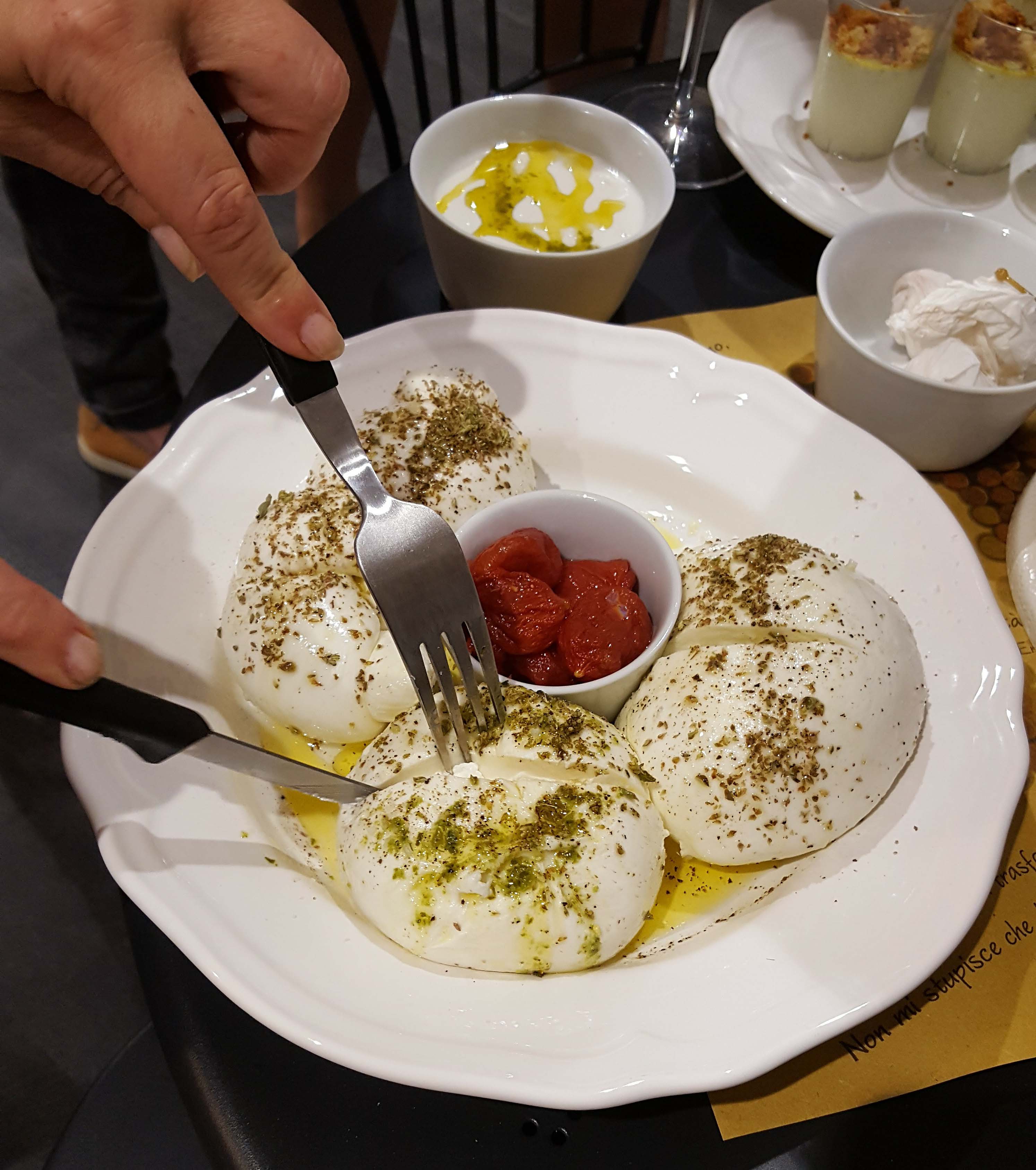 Degustation mozza montpellier