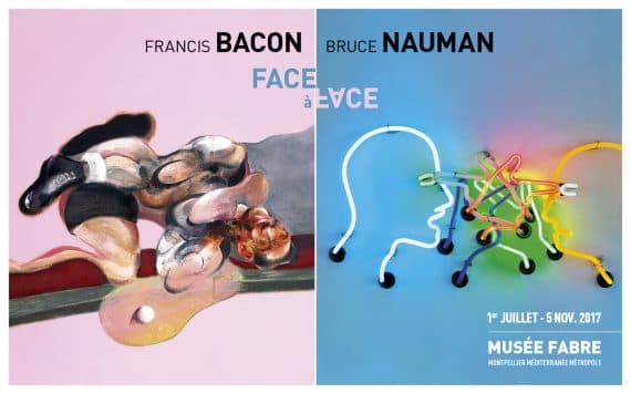 expo exposition francis bacon bruce nauman face à face musee fabre montpellier centre georges pompidou paris art contemporain culture