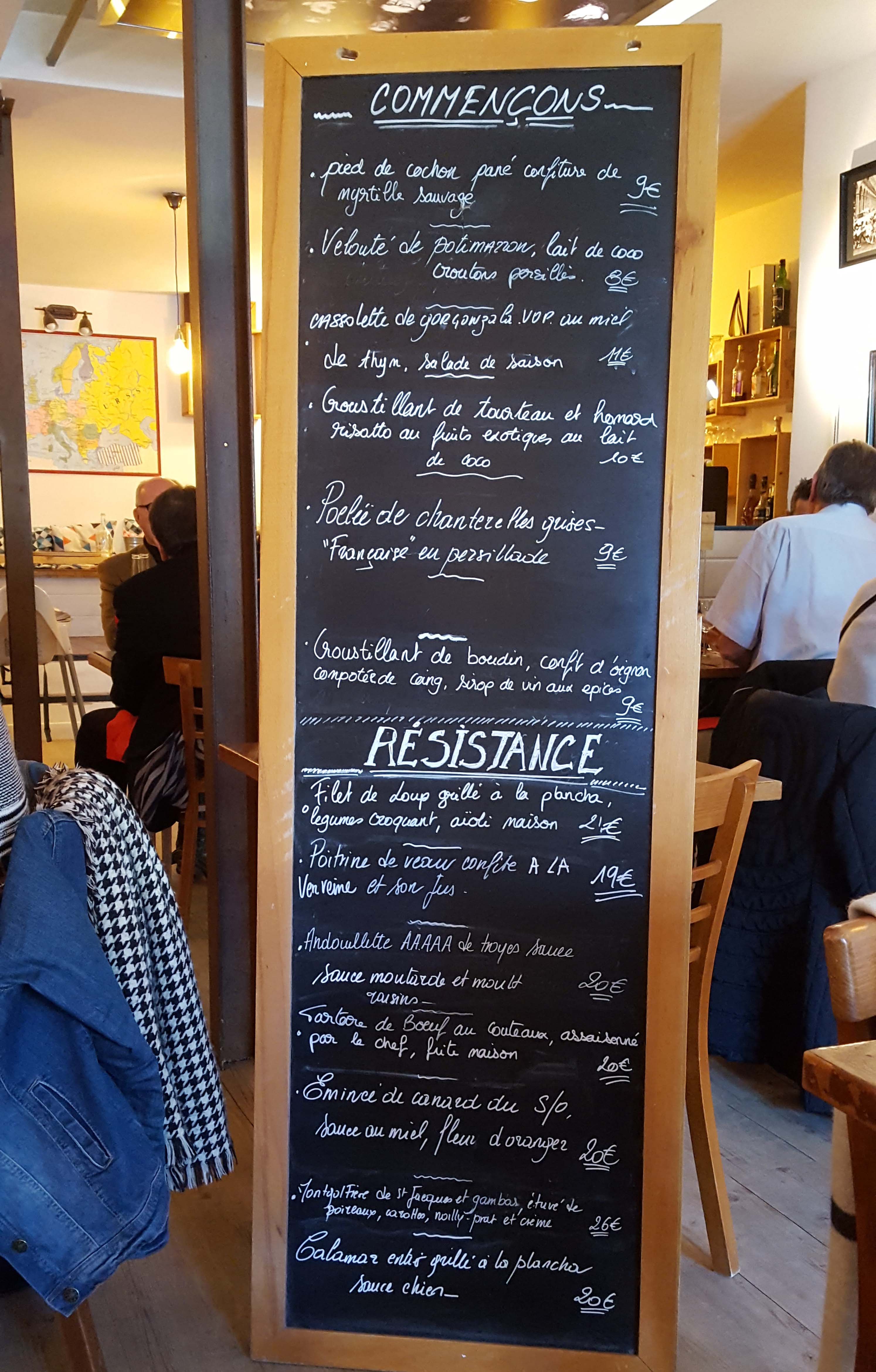 cuisine du marché au Réfectoire Montpellier
