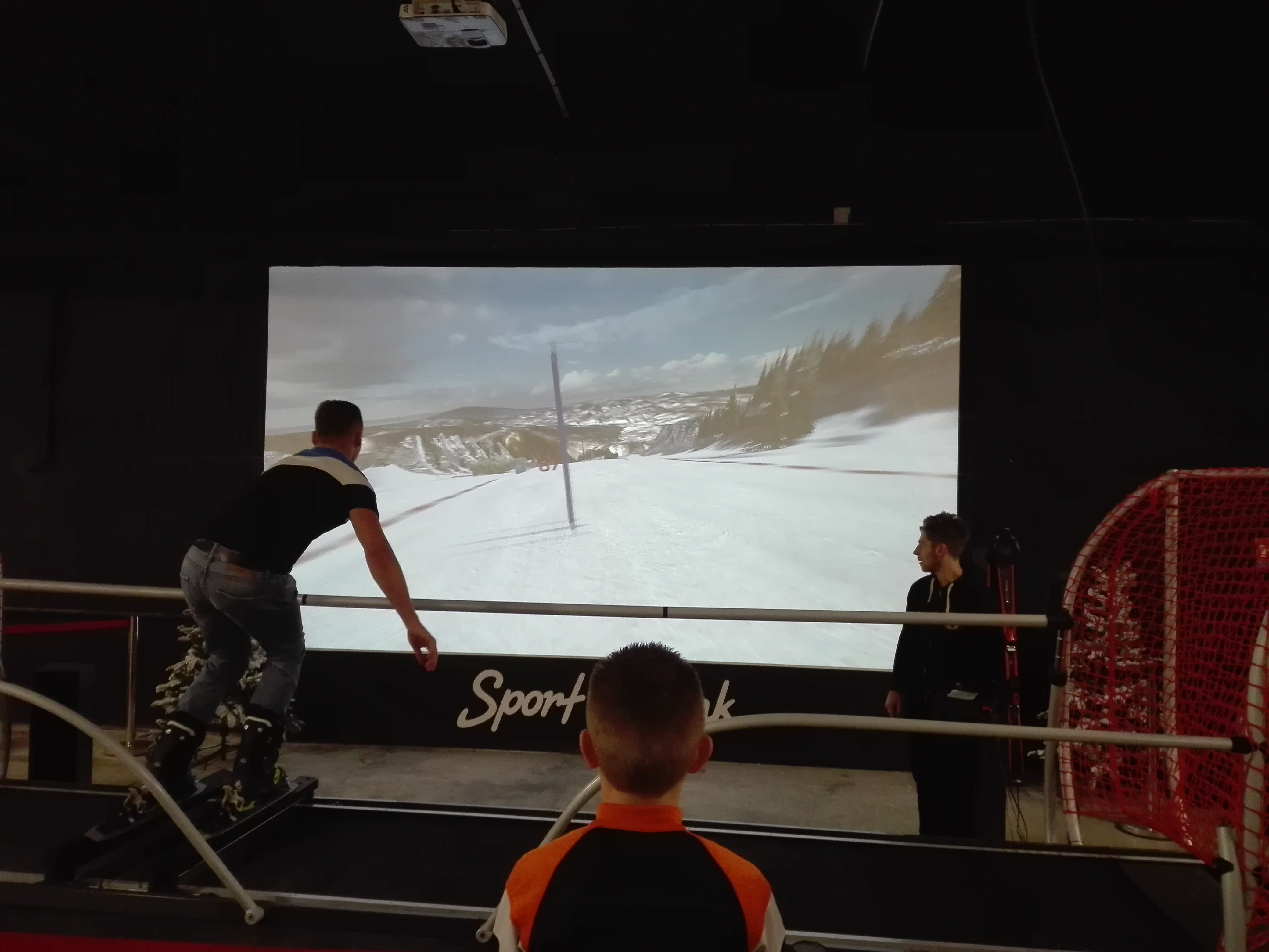 Simulation de ski et snowboard