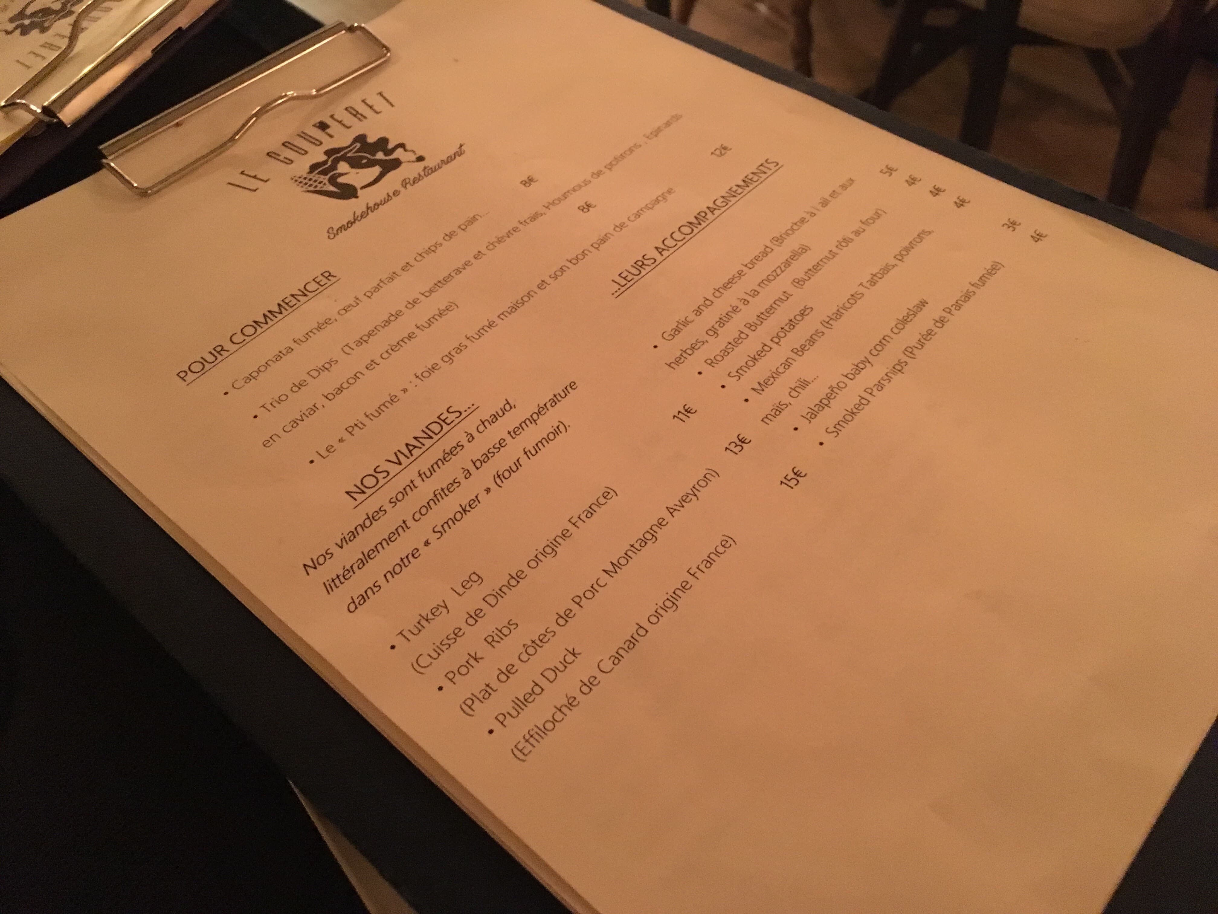 le couperet restaurant bonne adresse saint roch