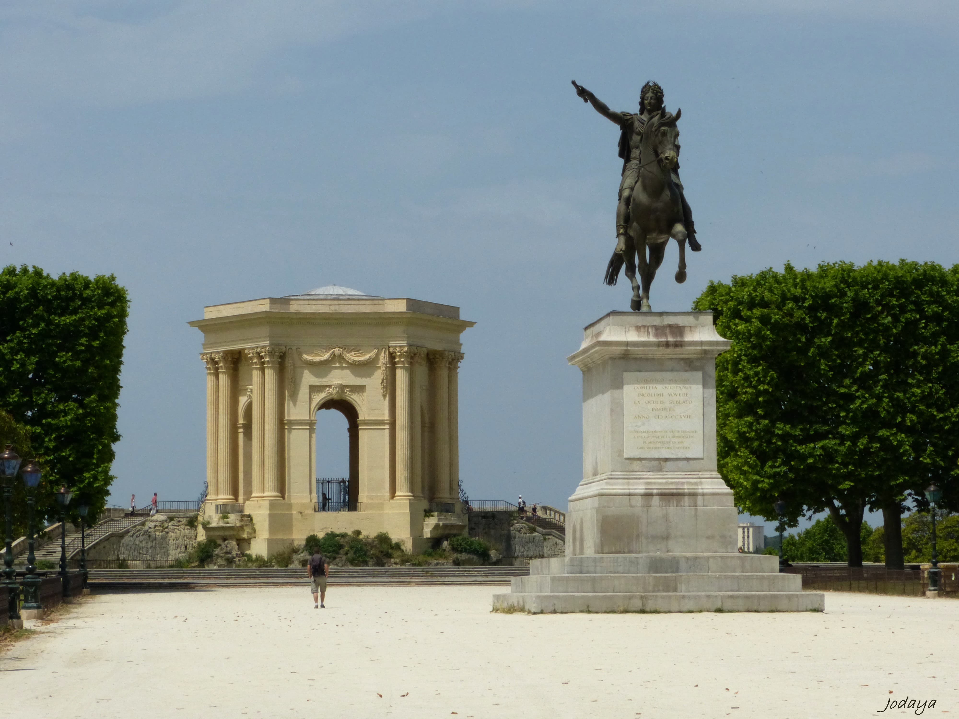 histoire montpellier place du peyrou montpellier