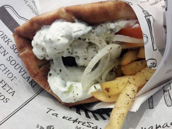 souvlaki bar snack pain pita montpellier