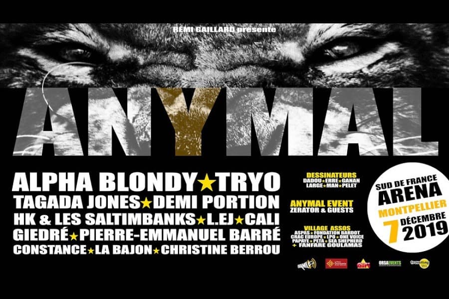agenda décembre 2019 montpellier  anymal 07 décembre 2019 sud de france arena rémi gaillard