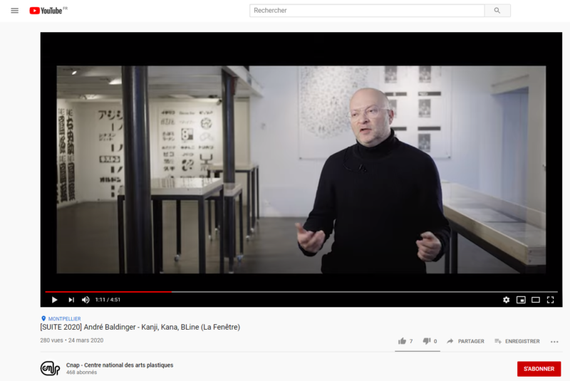 exposition Kanji Kana BLine à La Fenêtre André Baldinger Kanji Kana BLine La Fenêtre YouTube