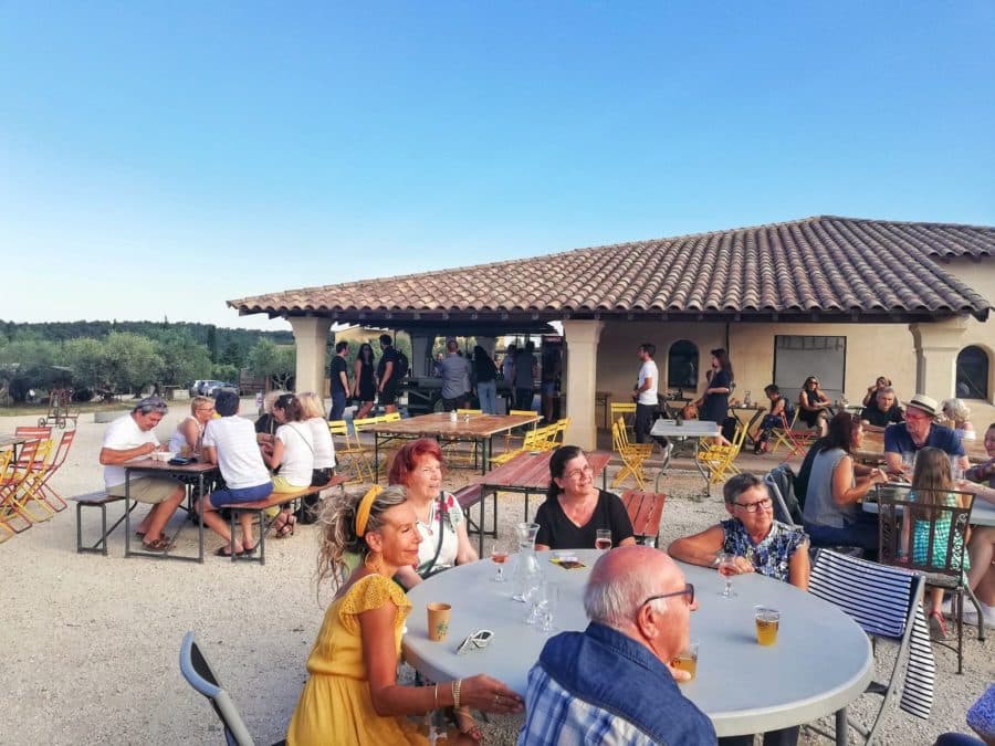 soirée olea domaine de l'oulivie Espace restauration