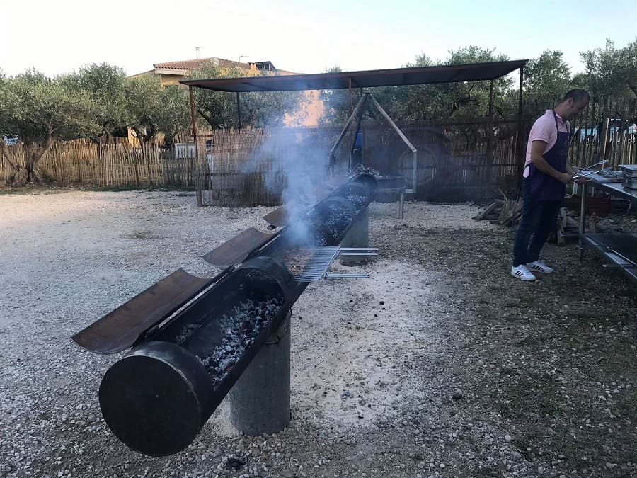 soirée olea domaine de l'oulivie barbecue grillade