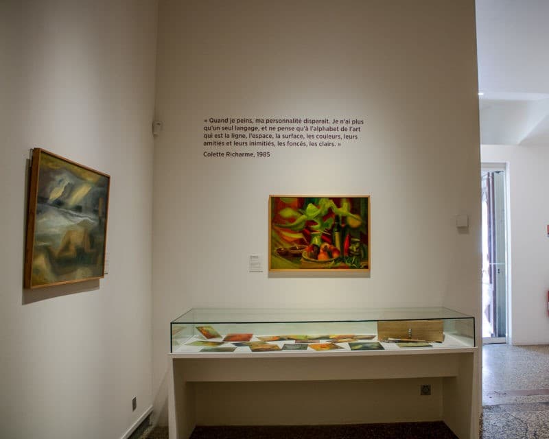 "Colette Richarme, ou la conversation des couleurs" Colette Richarme citation