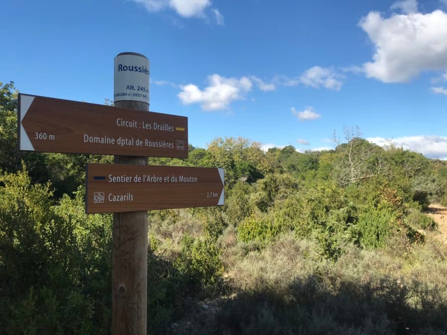 domaine de roussieres herault circuit les drailles