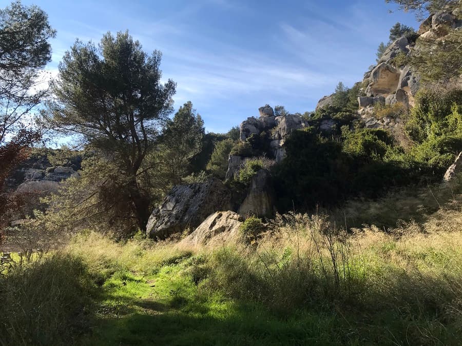 Baux de Provence randonnée val d'enfer