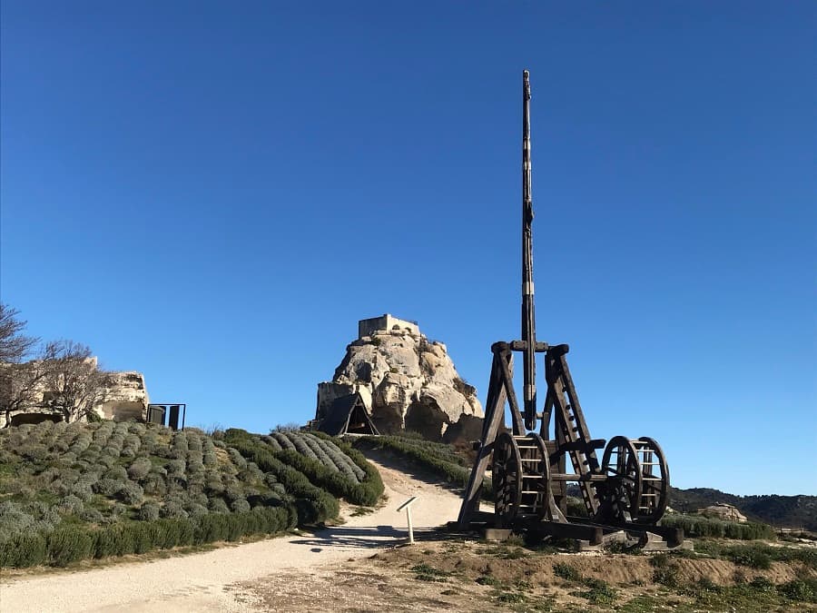 Baux de Provence château près de Montpellier