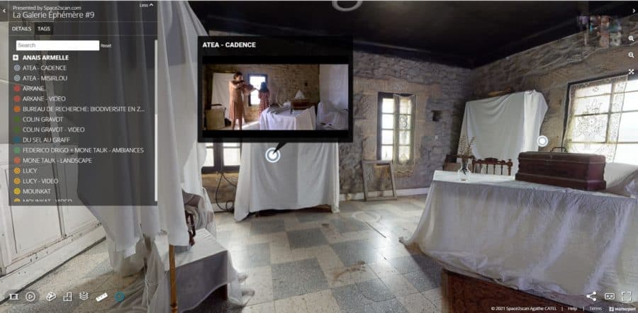 visite virtuelle La Galerie Ephémère Villeneuve-lès-Maguelone Capture d'écran Atéa La Galerie Ephémère #9