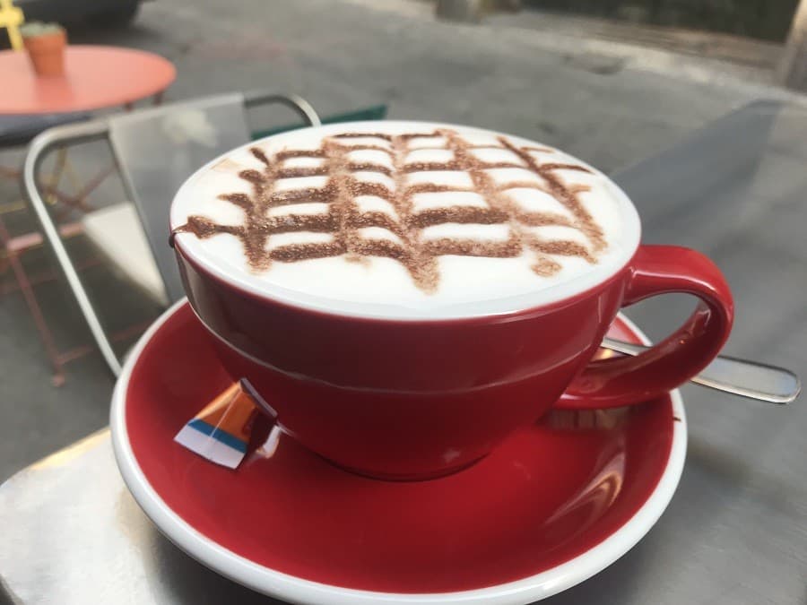 coffee art cappucino 