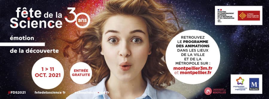 Fête de la science  affiche Fête de la science voie lactée