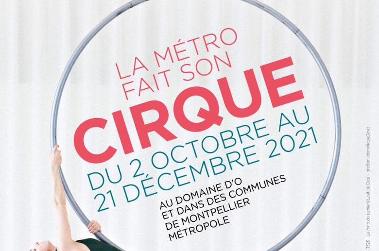 évènements octobre 2021 montpellier affiche la métropole fait son cirque