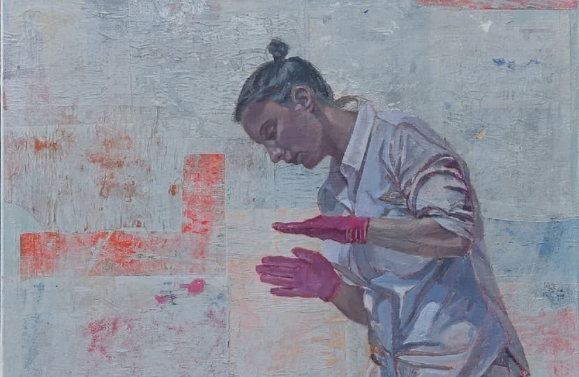 exposition galerie ancien courrier peinture