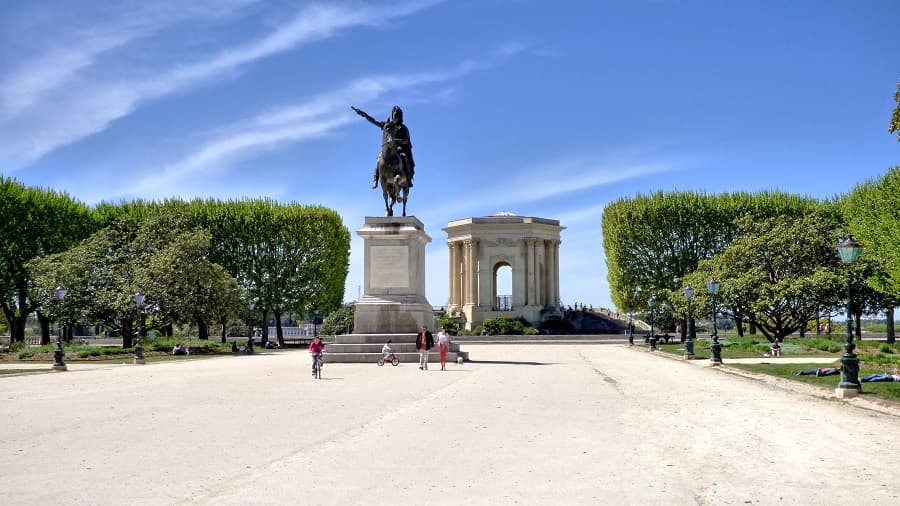 statue équestre de Louis XIV place royale du Peyrou Montpellier