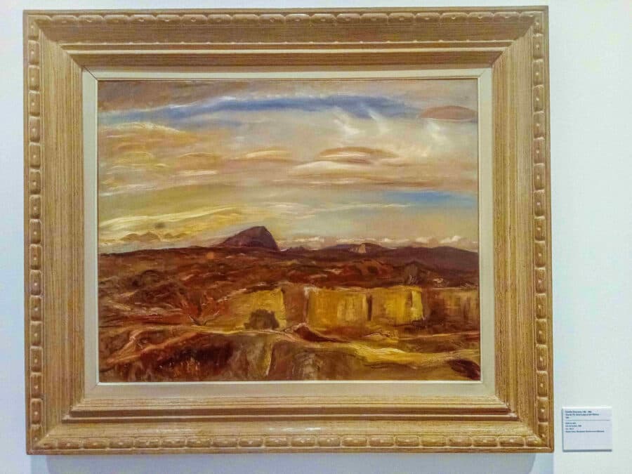 Vue du Pic Saint-Loup et de l'Hortus, 1944 Huile sur toile